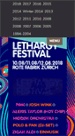 Mobile Screenshot of lethargy.ch